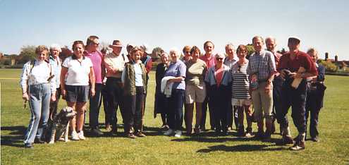 Photograph of the Walkers as they assembled
