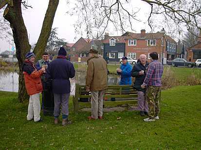 Having a 
             rest from dressing the tree.