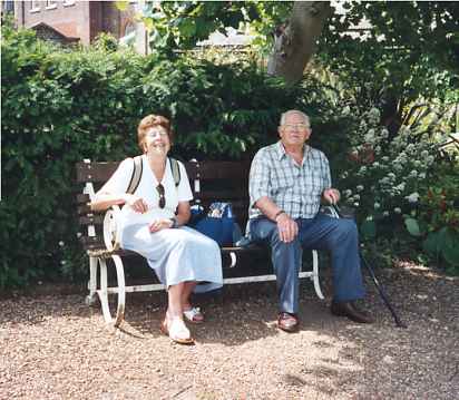 Curt & Jean Brown in the Commissioner's Garden