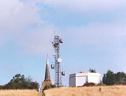 Existing mast as seen from The Cricketers