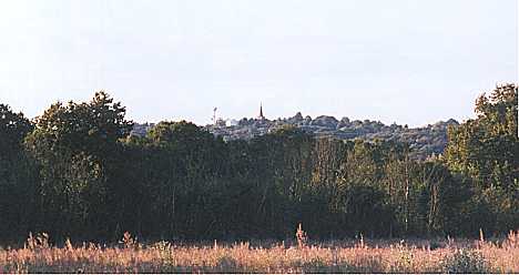 Existing mast as seen from Slough Road