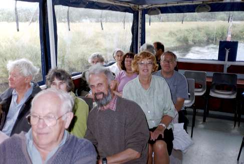 Danbury Society Members on the boat