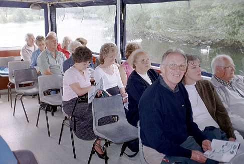 Danbury Society Members on the boat