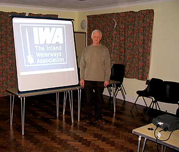 Roy Chandler by his screen