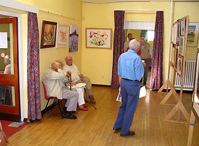 Writtle Artists seated