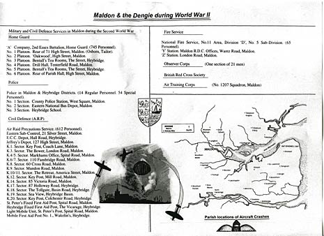 Dengie War-time events Map