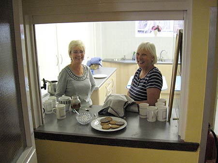 The refreshment Ladies