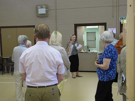 Janet Brown Opening the 2015 Art Exhibition