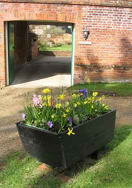 Flower Tub outside Hill House.