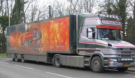 Flower lorry